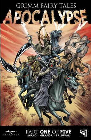 Grimm Fairy Tales: Apocalypse 1B published by Zenescope with cover art by Roger Bonet Martinez