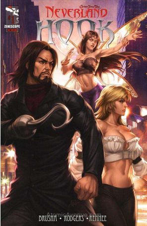 Grimm Fairy Tales: Neverland Hook 1A published by Zenescope with cover art by Stanley Lau