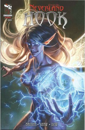 Grimm Fairy Tales: Neverland Hook 5B published by Zenescope with cover art by Mike Capprotti
