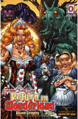 Grimm Fairy Tales: Return to Wonderland 0 published by Zenescope with cover art by Al Rio