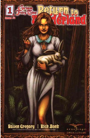 Grimm Fairy Tales: Return to Wonderland 1A published by Zenescope with cover art by Al Rio and Eric Basaldua