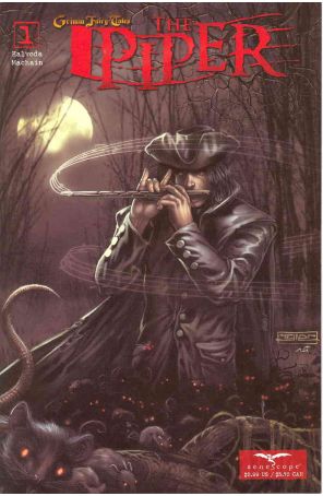Grimm Fairy Tales: The Piper 1A published by Zenescope with cover art by Tyler Kirkham