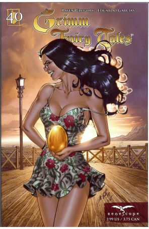 Grimm Fairy Tales 40A published by Zenescope with cover art by Al Rio