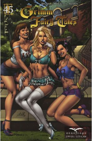 Grimm Fairy Tales 45A published by Zenescope with cover art by Al Rio