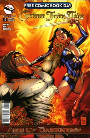 Grimm Fairy Tales FCBD 2014A published by Zenescope with cover art by Anthony Spay