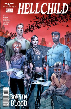 Hellchild 2D published by Zenescope with cover art by Jason Metcalf