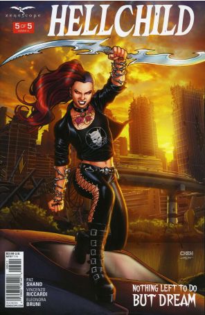 Hellchild 5A published by Zenescope with cover art by Sean Chen