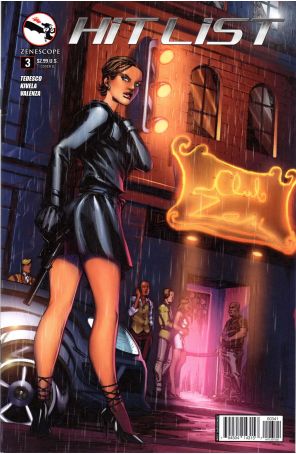 Hit List 3D published by Zenescope with cover art by Tommy Patterson