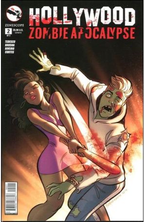 Hollywood Zombie Apocalypse 2B published by Zenescope with cover art by Mirka Andolfo