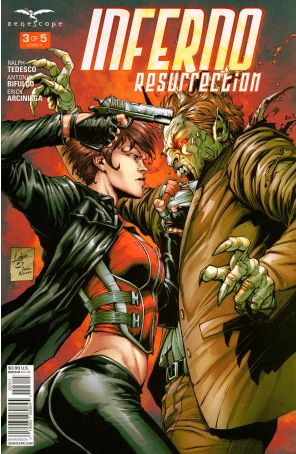 Inferno: Resurrection 3A published by Zenescope with cover art by Edgar Salazar