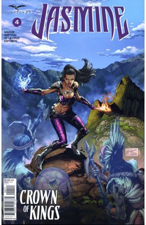 Jasmine: Crown of Kings 4A published by Zenescope with cover art by Edgar Salazar