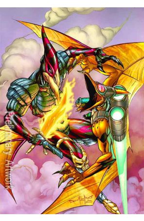 Jurassic Strike Force 5 4B published by Silver Dragon with cover art by Pasquale Qualano