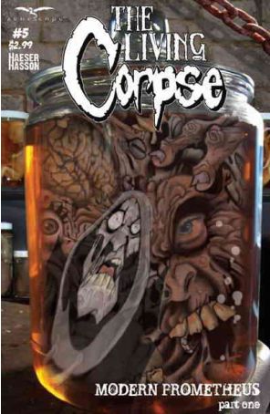 The Living Corpse 5A published by Zenescope with cover art by Ken Haeser, Buz Hasson