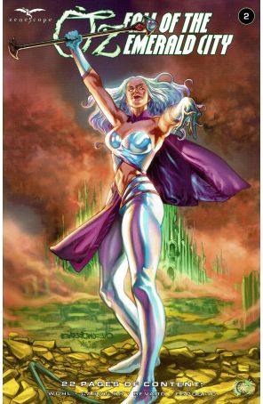 Oz: Fall of the Emerald City 2A published by Zenescope with cover art by Alejandro “Al” Barrionuevo