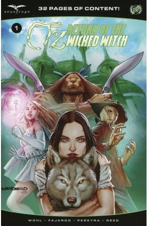 Oz: Return of the Wicked Witch 1B published by Zenescope with cover art by Al Barrionuevo