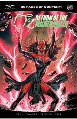 Oz: Return of the Wicked Witch 3B published by Zenescope with cover art by Igor Vitorino