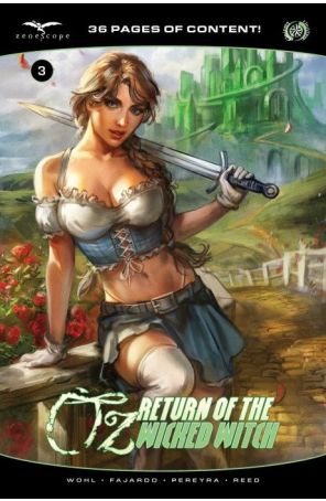 Oz: Return of the Wicked Witch 3C published by Zenescope with cover art by Ian MacDonald