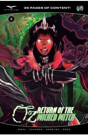 Oz: Return of the Wicked Witch 3D published by Zenescope with cover art by Daniel Maine