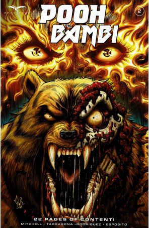 Pooh Vs. Bambi 2A published by Zenescope with cover art by Jordi Tarragona