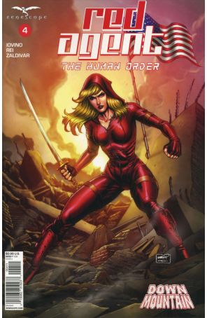 Red Agent: The Human Order 4A published by Zenescope with cover art by Sheldon Goh