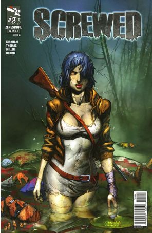 Screwed 3A published by Zenescope with cover art by Tyler Kirkham