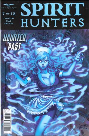Spirit Hunters 7C published by Zenescope with cover art by Alfredo Reyes