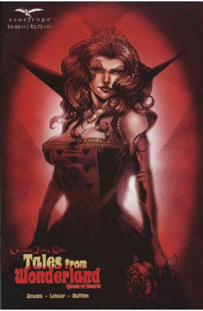 Tales from Wonderland: Queen of Hearts 1A published by Zenescope with cover art by Dan Leister