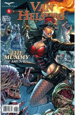 Van Helsing vs The Mummy of Amun-Ra 6A published by Zenescope with cover art by Igor Lima