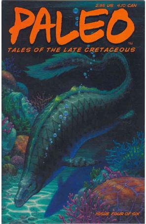 Paleo: Tales of the Late Cretaceous 4 published by Zeromayo with cover art by Jim Lawson and Michael Dooney