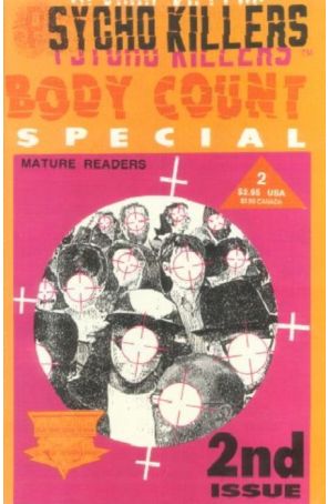 Psycho Killers Body Count Special 2 published by Comic Zone with cover art by Bill Cucinotta