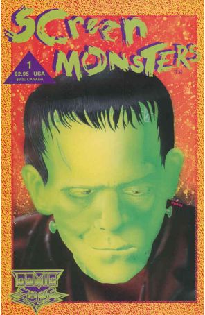 Screen Monsters 1 published by Comic Zone with cover art by Bill Cucinotta
