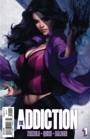 The Addiction 1A published by Zurzolo with cover art by Stanley “Artgerm” Lau