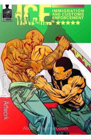 I.C.E. 4 published by 12-Gauge with cover art by Brian Stelfreeze