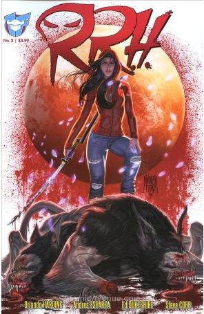 R.R.H. 3 published by Devil's Due with cover art by Andres Esparza