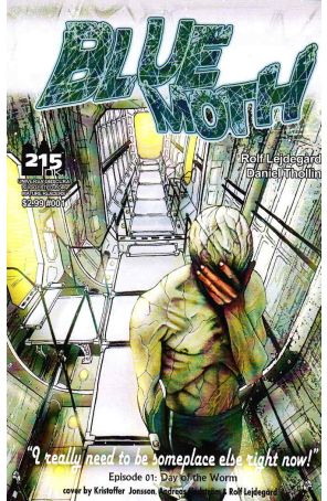 Blue Moth 1 published by 215 Ink with cover art by Kristoffer Johnsson