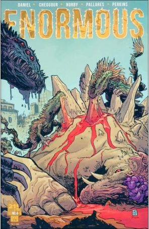 Enormous (2nd Series) 10B published by 215 Ink with cover art by Jason Copland
