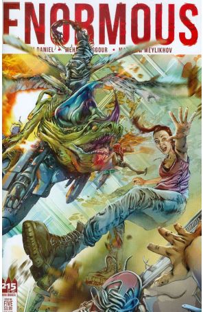 Enormous (2nd Series) 5A published by 215 Ink with cover art by Mehdi Cheggour