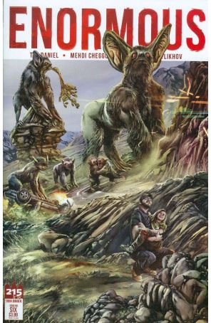 Enormous (2nd Series) 6A published by 215 Ink with cover art by Mehdi Cheggour