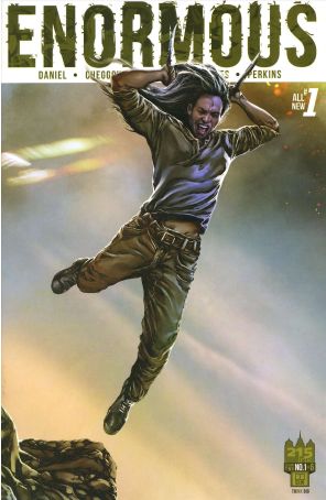 Enormous (2nd Series) 7A published by 215 Ink with cover art by Mehdi Cheggour