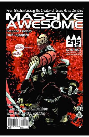 Massive Awesome! 1 published by 215 Ink with cover art by Daniel Thollin