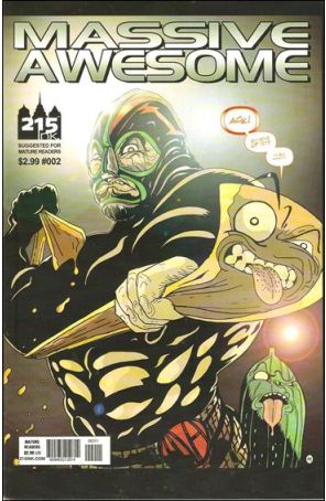 Massive Awesome! 2 published by 215 Ink with cover art by Daniel Thollin