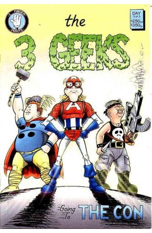 The 3 Geeks 3 published by 3 Finger Prints with cover art by Rich Koslowski