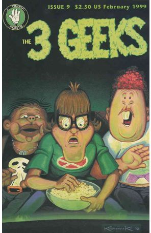 The 3 Geeks 9 published by 3 Finger Prints with cover art by Rich Koslowski