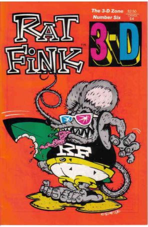 The 3-D Zone 6 published by 3-D Zone with cover art by Ed Roth