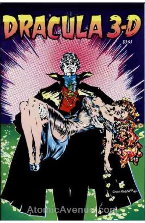 Dracula 3-D 1 published by 3-D Zone with cover art by Chuck Roblin