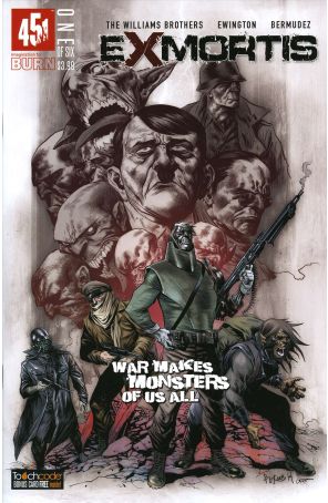 Exmortis 1 published by 451 Media Group with cover art by Raymund Bermudez