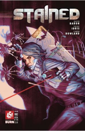 Stained 2A published by 451 Media with cover art by Steve Morris