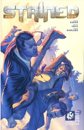Stained 4A published by 451 Media with cover art by Steve Morris