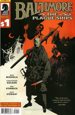 Baltimore: The Plague Ships #1 (2nd) VF ; Dark Horse comic book