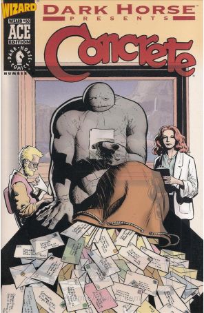 Dark Horse Presents #1A published by Dark Horse with cover art by Chris Warner